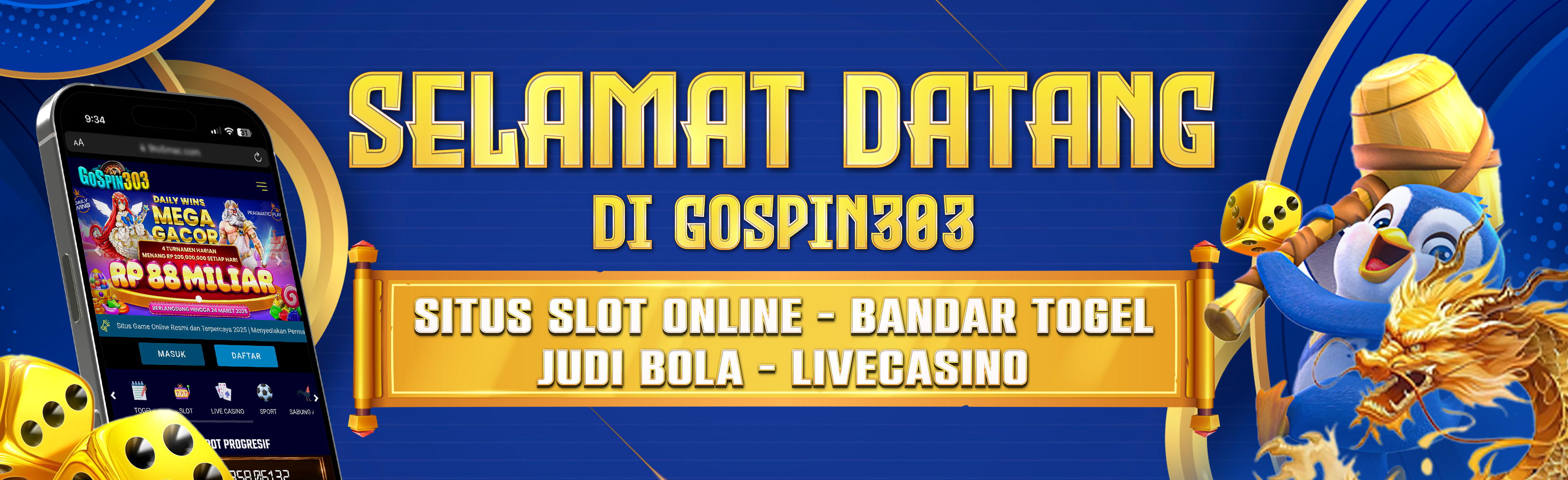 SELAMAT DATANG DI GOSPIN303