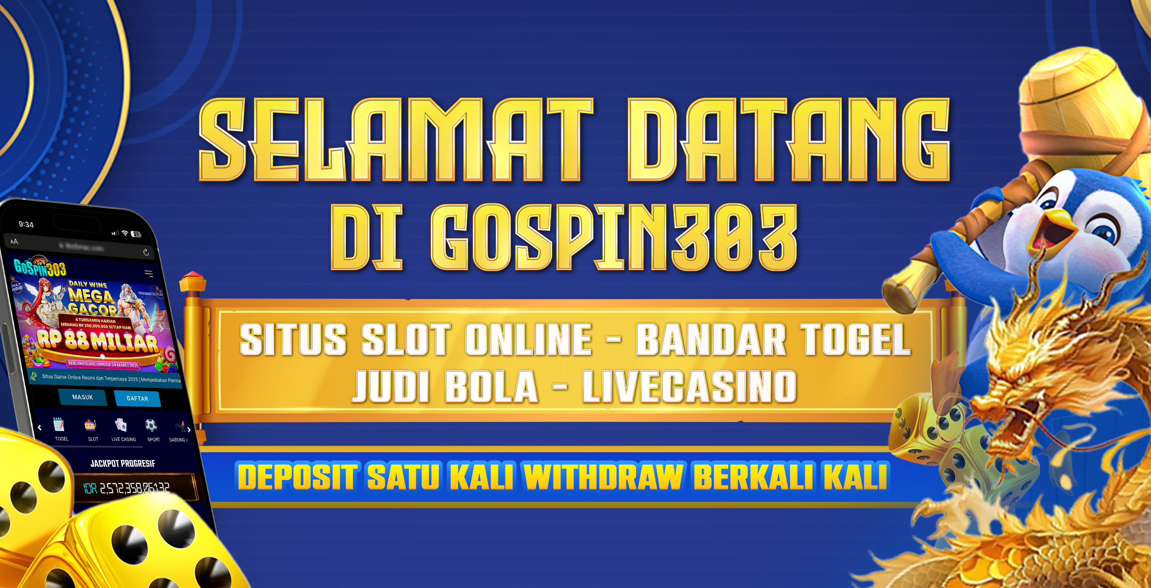 SELAMAT DATANG DI GOSPIN303